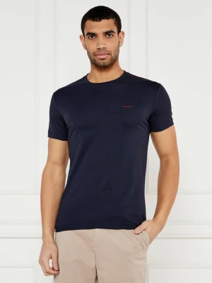 Gant T-shirt | Slim Fit granatowy