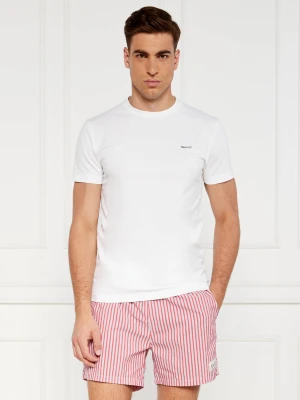 Gant T-shirt | Slim Fit biały