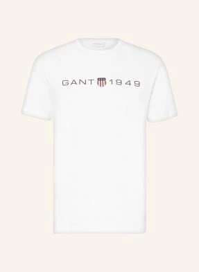 Gant T-Shirt weiss