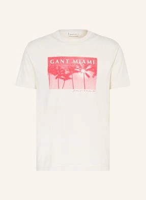 Gant T-Shirt weiss