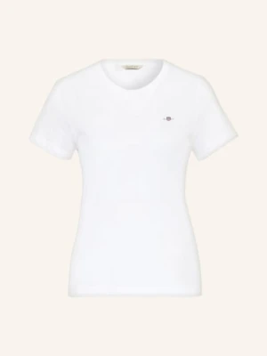 Gant T-Shirt weiss