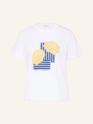 Gant T-Shirt weiss