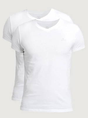 GANT T-shirt z dekoltem w kształcie litery V 2-pak
