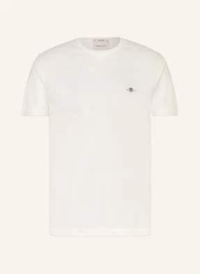 Gant T-Shirt Z Materiału Pika weiss