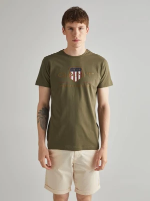 GANT T-shirt z motywem Archive Shield