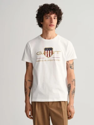 GANT męski T-shirt z motywem Archive Shield