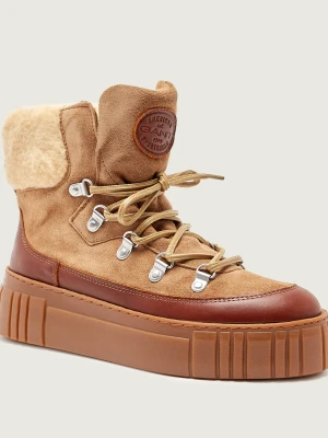 Gant Trapery Snowmont | shearling | zamsz beżowy
