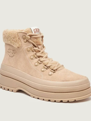 Gant Trapery Wintly | shearling | zamsz beżowy