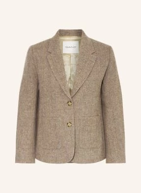 Gant Tweedowy Blezer beige