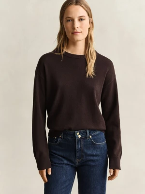 Gant wełniana bluzka Kobiety Wełna (100%) brązowy