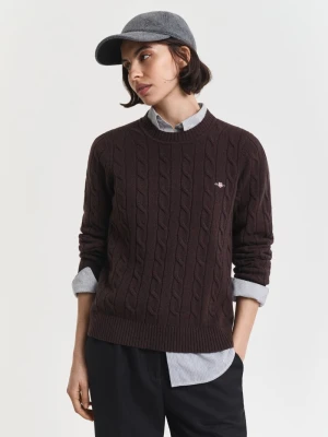 Gant wełniana bluzka Kobiety Wełna (100%) brązowy