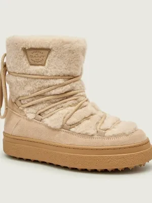 Gant Wełniane śniegowce Snowhill | shearling | zamsz
