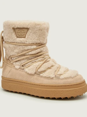 Gant Wełniane śniegowce Snowhill | shearling | zamsz