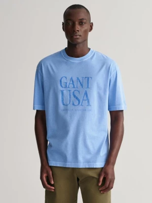 GANT wypłowiały T-shirt USA