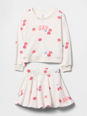 GAP 2-częściowy zestaw w kolorze kremowo-jasnoróżowo-błękitnym rozmiar: 104
