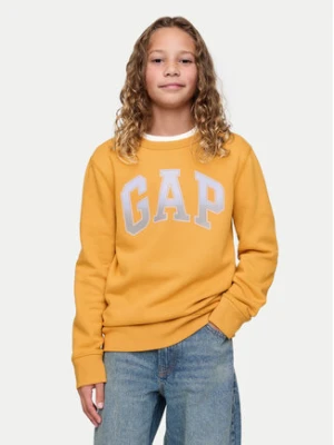 Gap Bluza 531000 Złoty Regular Fit