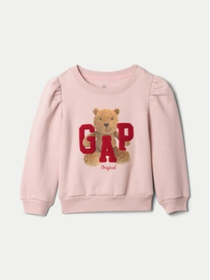 Gap Bluza 626263 Różowy Regular Fit