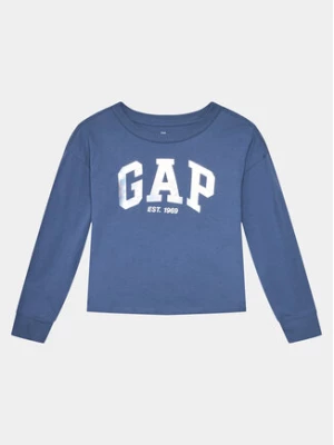 Gap Bluza 788206-03 Niebieski Regular Fit