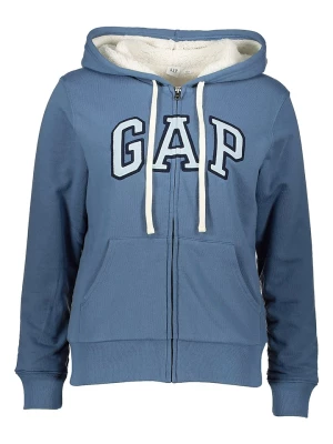 GAP Bluza "Sherpa" w kolorze niebieskim rozmiar: XS