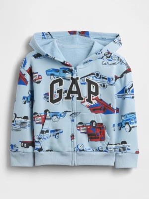 GAP Bluza w kolorze błękitnym ze wzorem rozmiar: 110