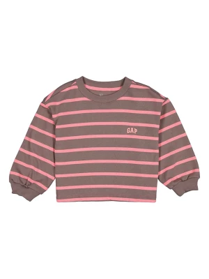 GAP Bluza w kolorze brązowo-różowym rozmiar: 116/122