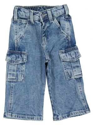 GAP Bojówki dżinsowe - Wide leg - w kolorze niebieskim rozmiar: 98