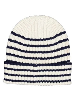 GAP Czapka beanie w kolorze kremowo-granatowym rozmiar: onesize