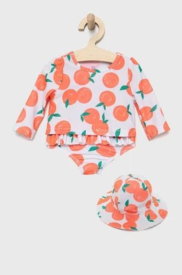 GAP dwuczęściowy strój kąpielowy dziecięcy kolor pomarańczowy