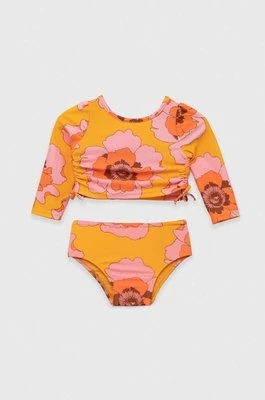 GAP dwuczęściowy strój kąpielowy niemowlęcy kolor pomarańczowy