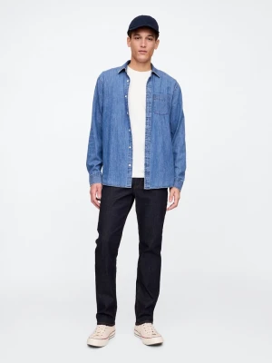 GAP Dżinsy - Straight fit - w kolorze granatowym rozmiar: W28 / L32