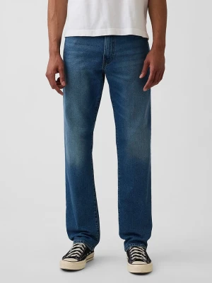GAP Dżinsy - Straight fit - w kolorze granatowym rozmiar: W34/L32