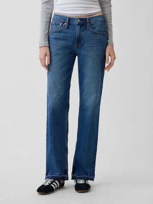 GAP Dżinsy - Straight fit - w kolorze granatowym rozmiar: W25
