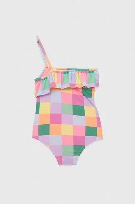 GAP jednoczęściowy strój kąpielowy dziecięcy kolor różowy