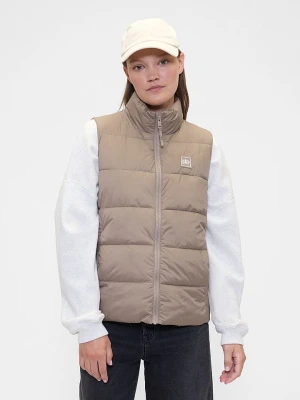 GAP Kamizelka pikowana w kolorze beżowym rozmiar: S