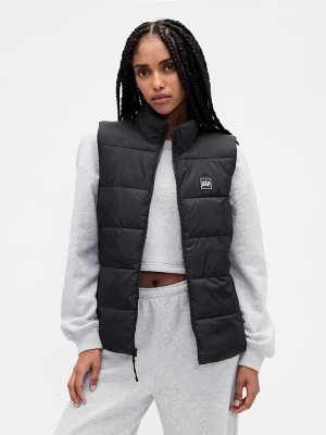 GAP Kamizelka pikowana w kolorze czarnym rozmiar: S