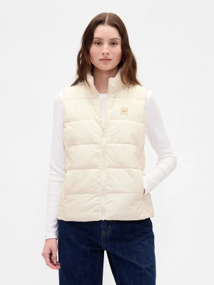 GAP Kamizelka pikowana w kolorze kremowym rozmiar: XL