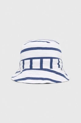 GAP kapelusz dwustronny bawełniany dziecięcy kolor biały bawełniany