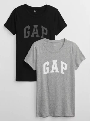 Gap Komplet t-shirtów 548683-05 Szary Regular Fit