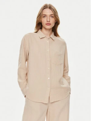 Gap Koszula 885282-04 Beżowy Relaxed Fit