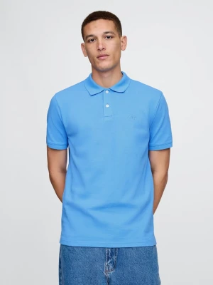GAP Koszulka polo w kolorze niebieskim rozmiar: L