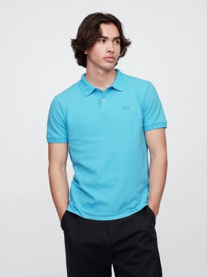 GAP Koszulka polo w kolorze turkusowym rozmiar: M