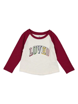 GAP Koszulka w kolorze kremowo-czerwonym rozmiar: 74/80