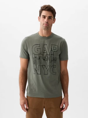 GAP Koszulka w kolorze zielonym rozmiar: L