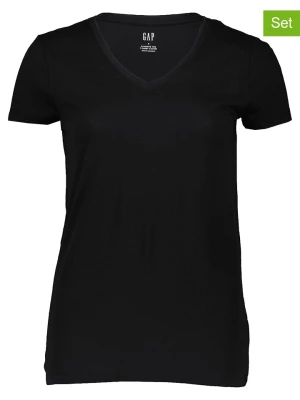 GAP Koszulki (2 szt.) w kolorze białym i czarnym rozmiar: XL