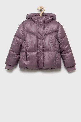 GAP kurtka dziecięca kolor fioletowy