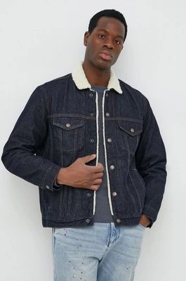 GAP kurtka jeansowa męska kolor granatowy przejściowa
