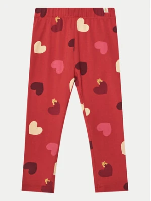 Gap Legginsy 525365 Czerwony Regular Fit