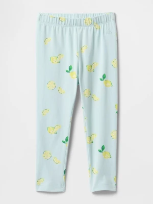 GAP Legginsy w kolorze błękitno-żółto-zielonym rozmiar: 74/80