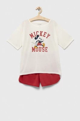 GAP piżama dziecięca x Disney kolor różowy z nadrukiem