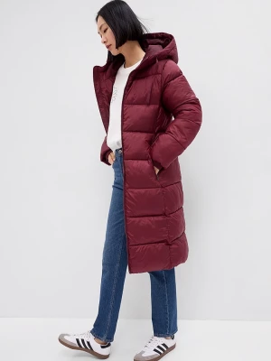 GAP Płaszcz pikowany w kolorze bordowym rozmiar: XL
